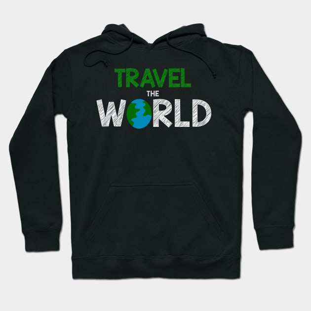 Travel The World Go Across The Globe With You Buddies Hoodie by mangobanana